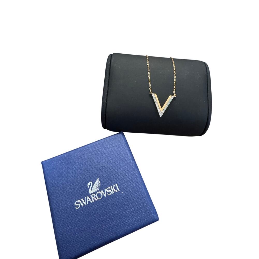 SWAROVSKI Gold Delta Necklace